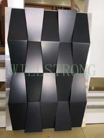Antibacterial 10 Aluminum Panel Curtain Wall With ACM Panels For Hospital Restaurant