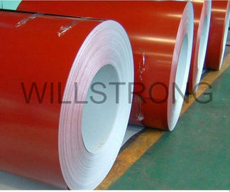 1020mm Width PVDF Color Coated Aluminum Coil , Pre - Painted Aluminum Gutter Coil